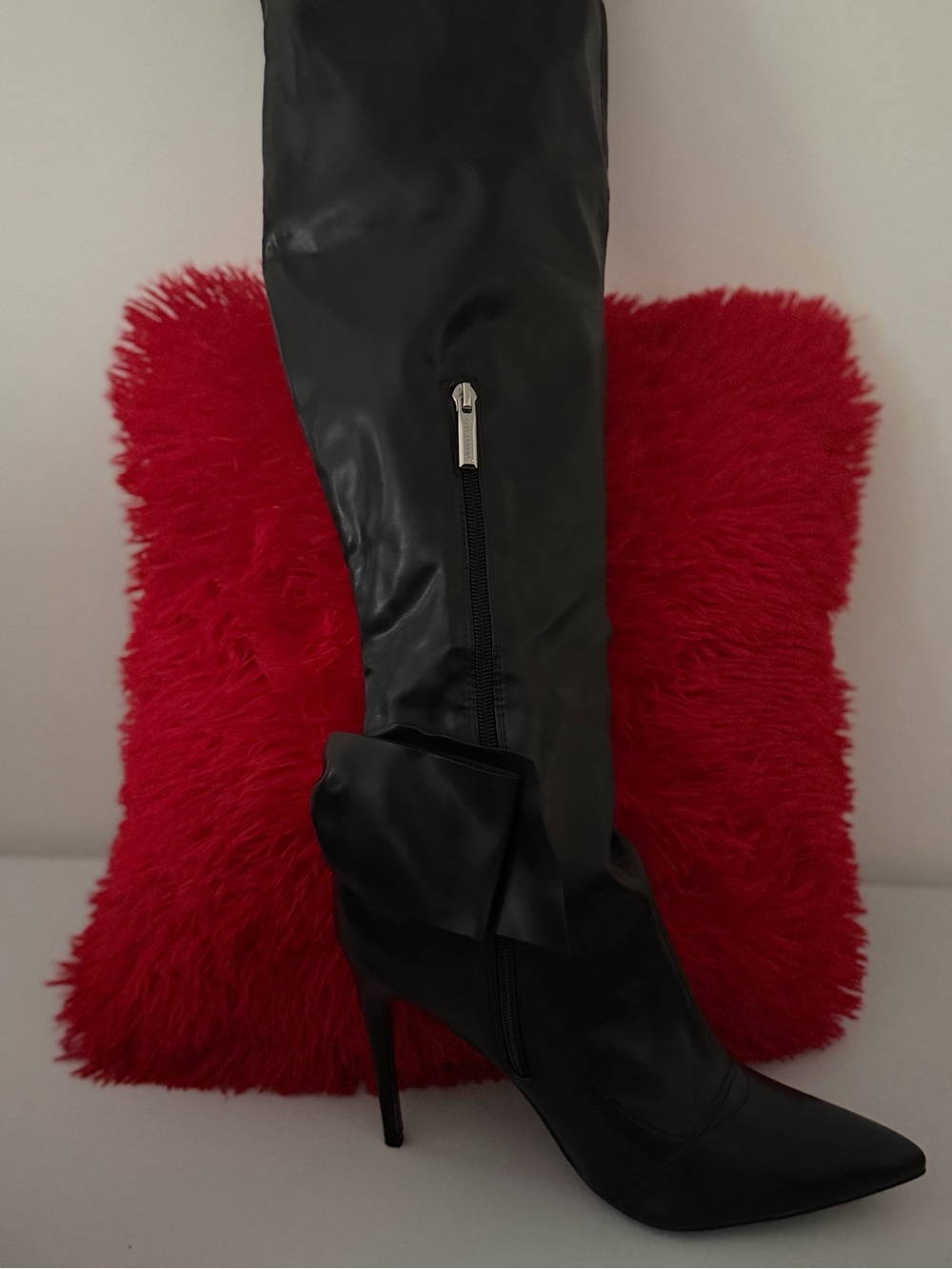 Cape Robbin Black Over-the-Knee Stiletto Boot
